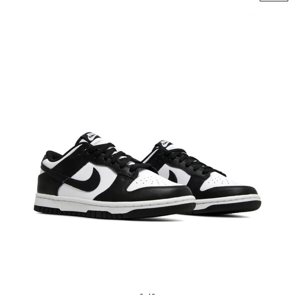 Nike low dunk sneakers black with white - Picture 4 of 9